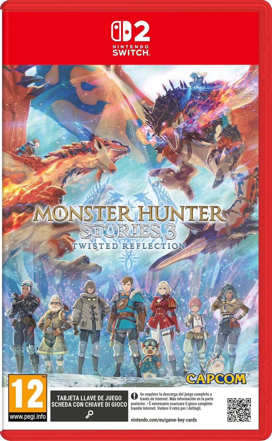 Detalle 2 de Capcom Monster Hunter Stories 3 para Nintendo Switch 2, combates por turnos y exploración 3D