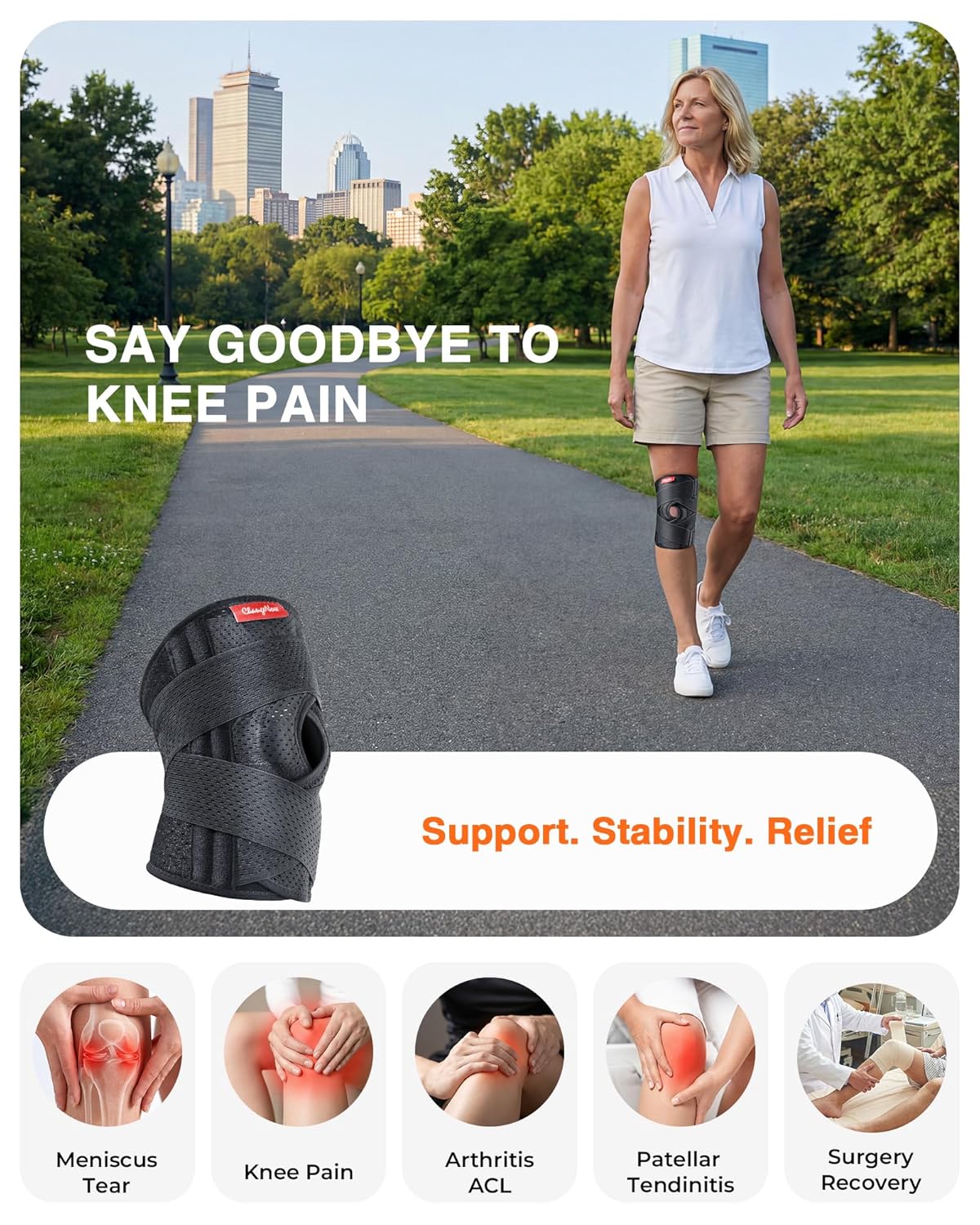 Thumbnail 6 de Changenow Upgraded Medical-Grade Knee Brace for Men and Women
