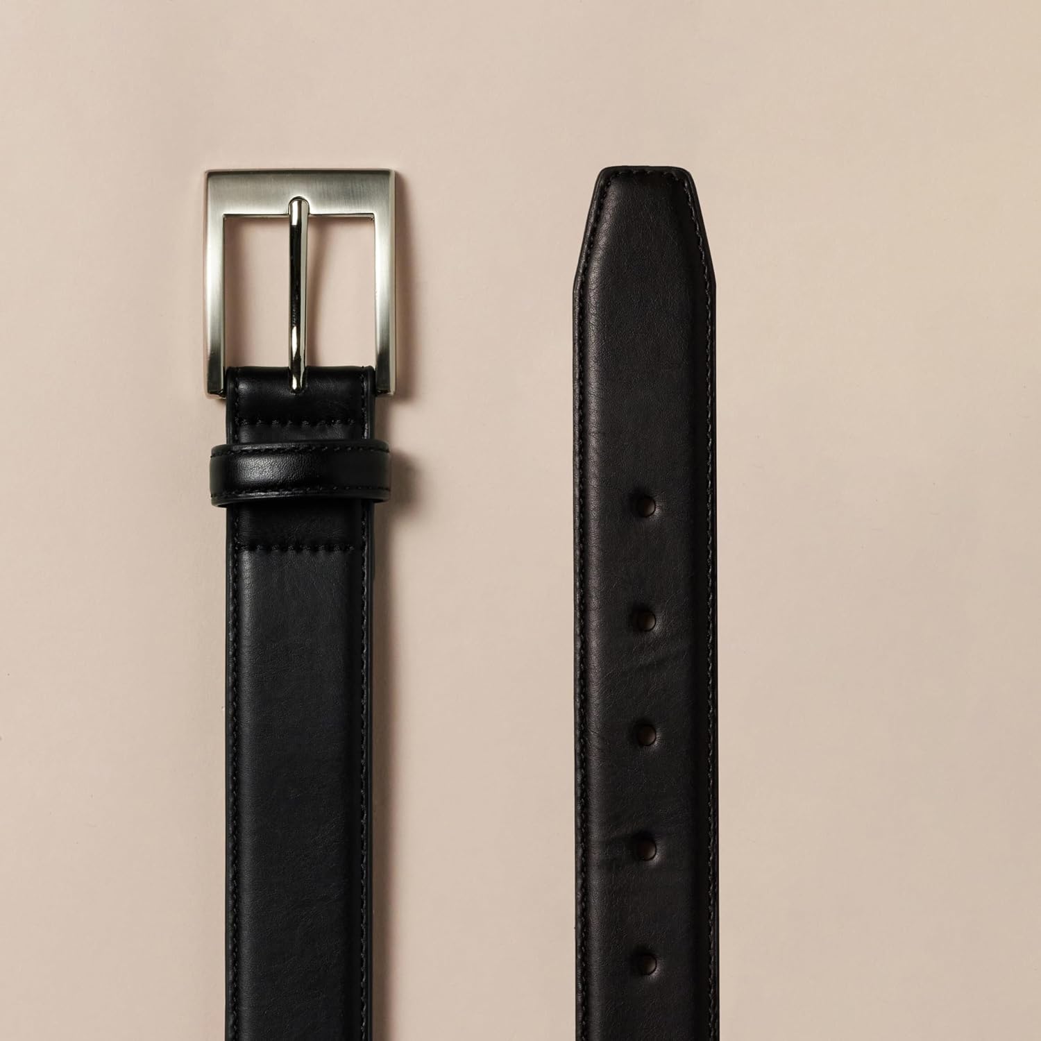 Detalle de Amazon Essentials Men's Leather Belt, Classic Style