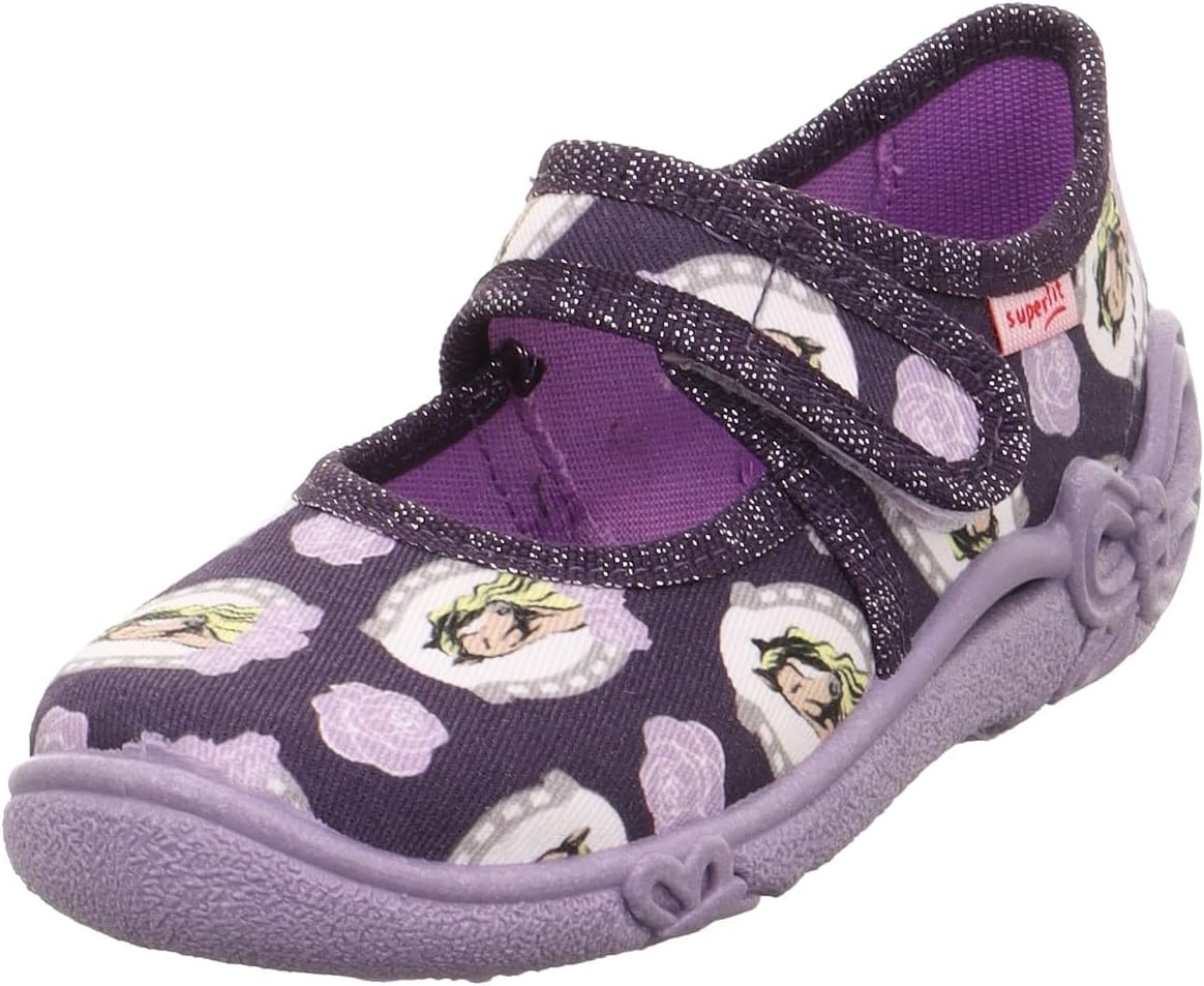 Thumbnail 5 de Superfit Mädchen Belinda Hausschuhe 1-800288Mule – strapazierfähige Baumwolle, Klettverschluss, non-marking Sohle