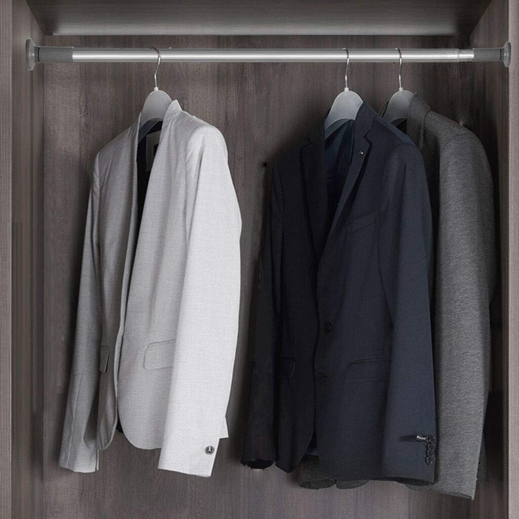 Detalle 2 de Tringle à rideau extensible SuoAirNuo 92–430 à tension (acier inox) sans perçage, diamètre 32 mm