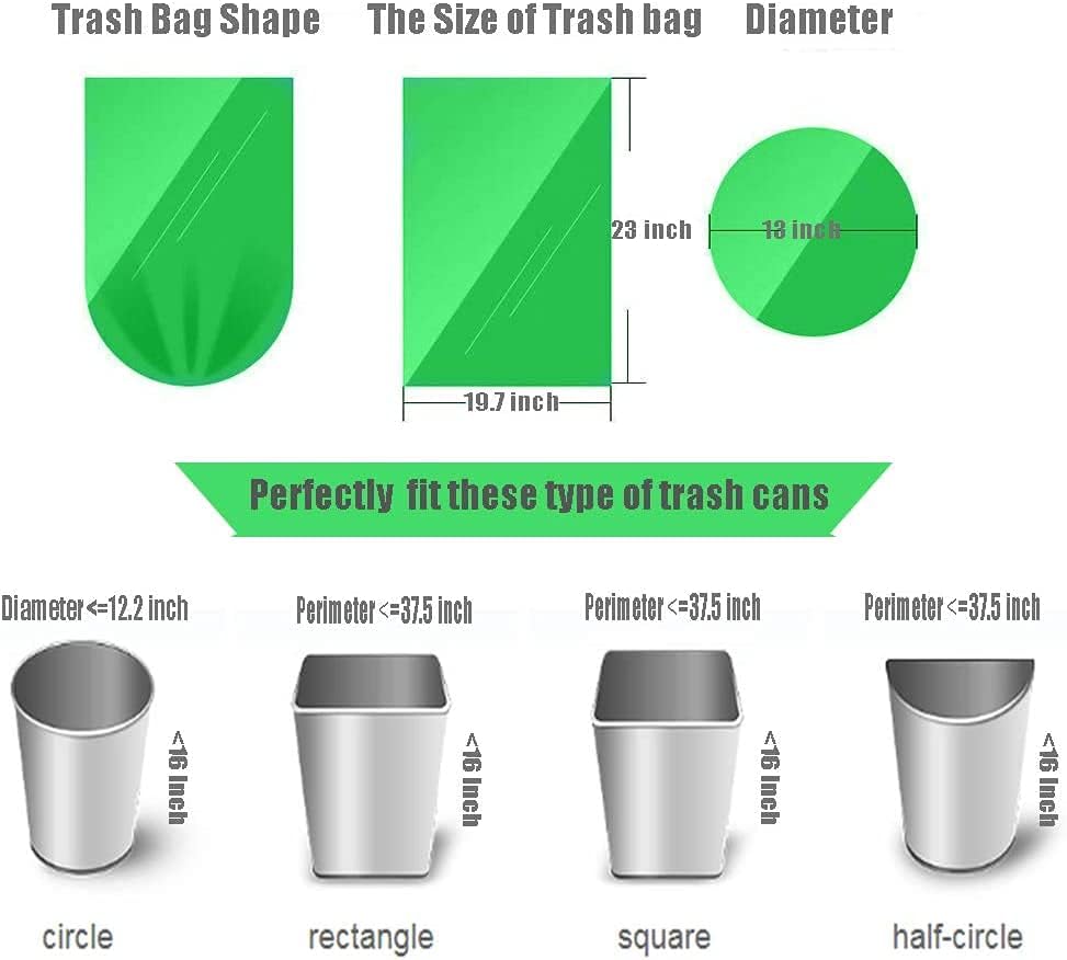 Thumbnail 2 de YAWAHOME Food Caddy Bags (120 counts) – 6L small recycling food waste bin liner for kitchen and home