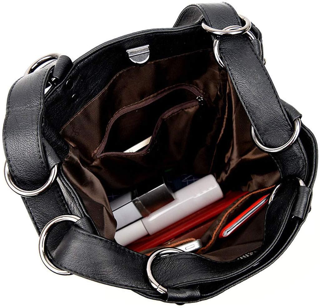 Thumbnail 3 de DEERWORD Donna Borsa a Zaino Elegante con Zainetto, PU pelle, 29x18x35 cm