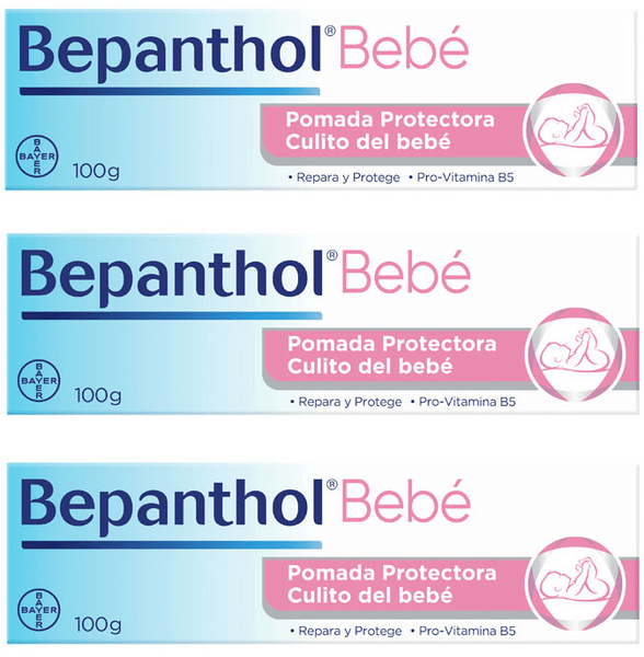 Detalle de Bepanthol Pomada Protectora 3x100 g