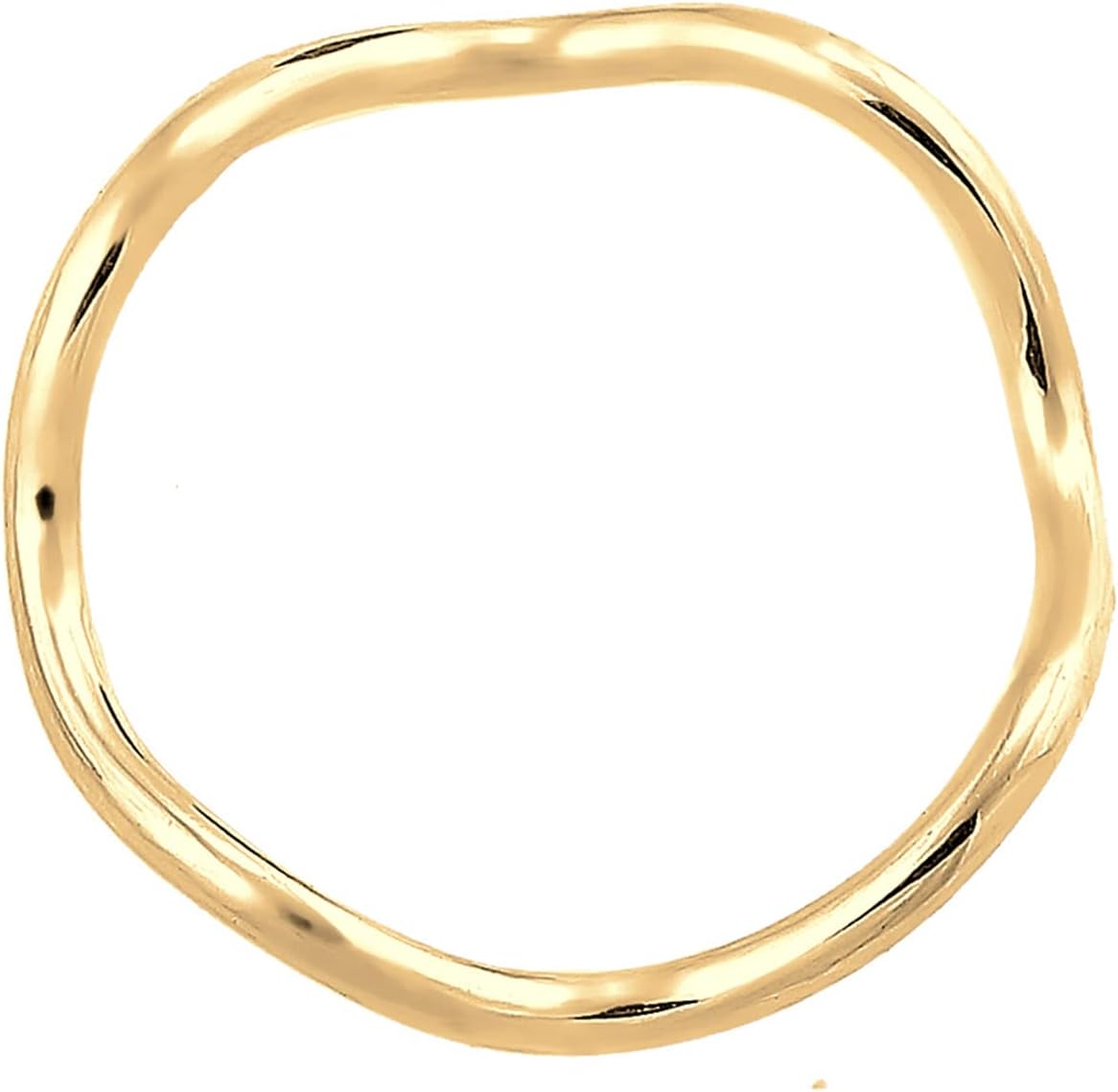 Detalle 1 de Elli Ring Wellen Minimal Geo 925 Silber vergoldet