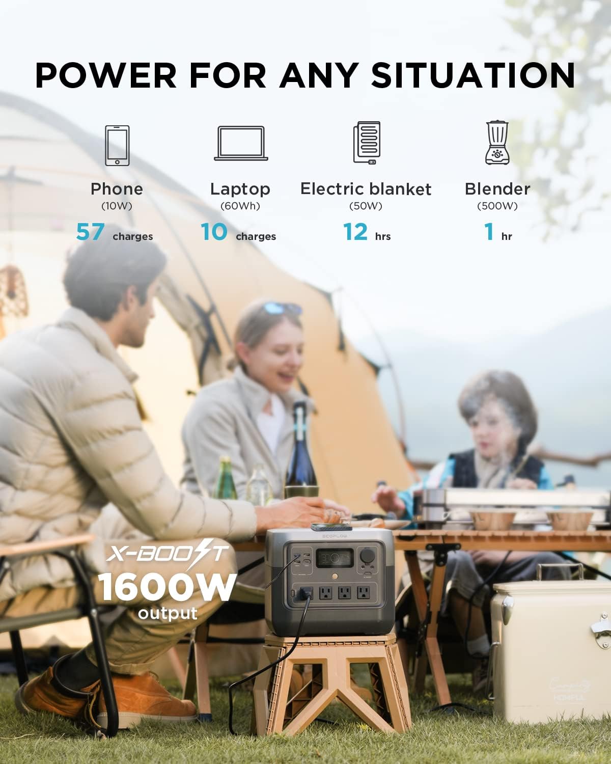 Thumbnail 3 de EF ECOFLOW RIVER 2 Pro Portable Power Station, 768Wh, 800W, LiFePO4