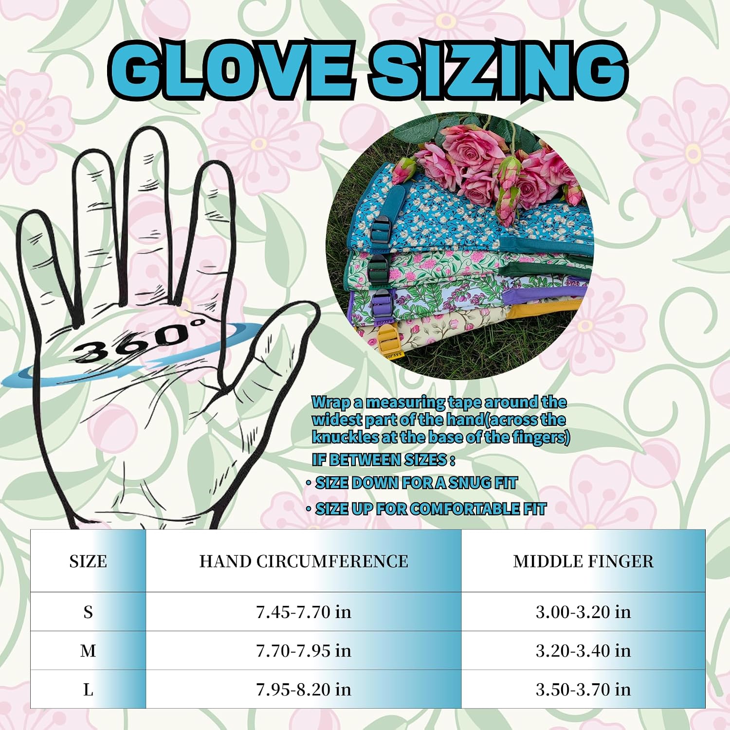 Thumbnail 6 de SAVJOB Gardening Gloves with Canvas