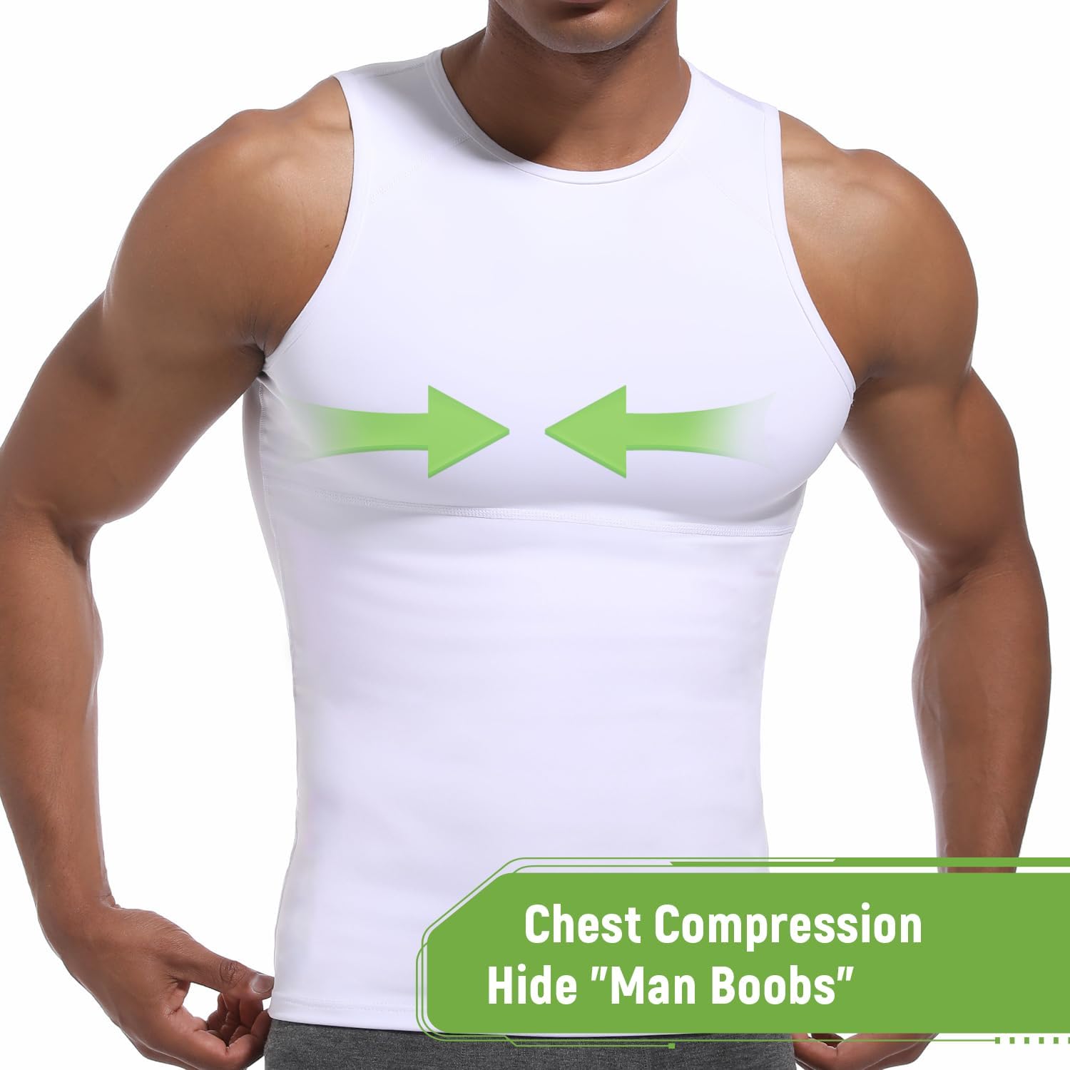 Detalle de Lgtfy Men's Compression Shirt, 4D Fabric