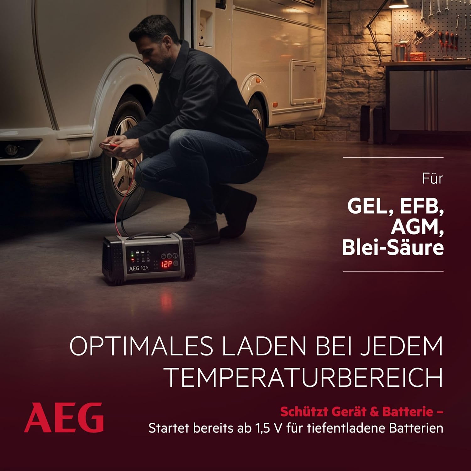 Thumbnail 4 de AEG LT 10 BatterieladegerĂ€t 10A đ