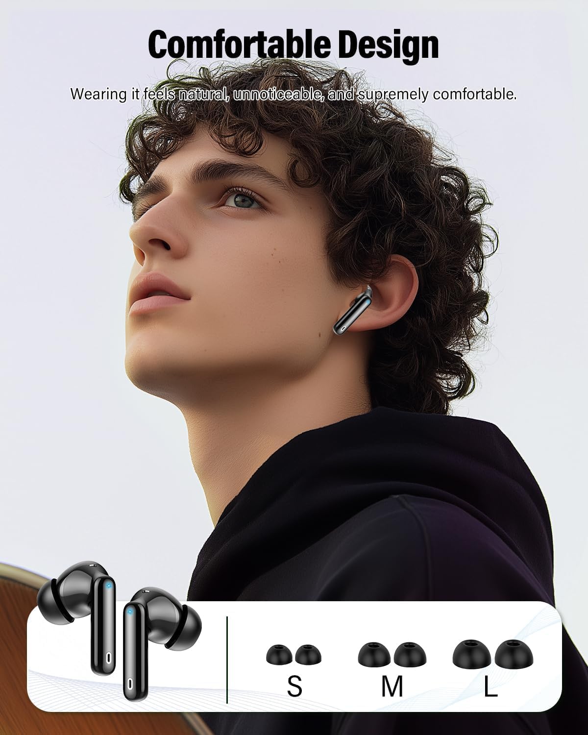 Thumbnail 3 de Wireless Earbuds (Bluetooth 5.4) with 4 ENC Mic, 36H Playtime, Noise Cancelling In-Ear & IP7 Waterproof