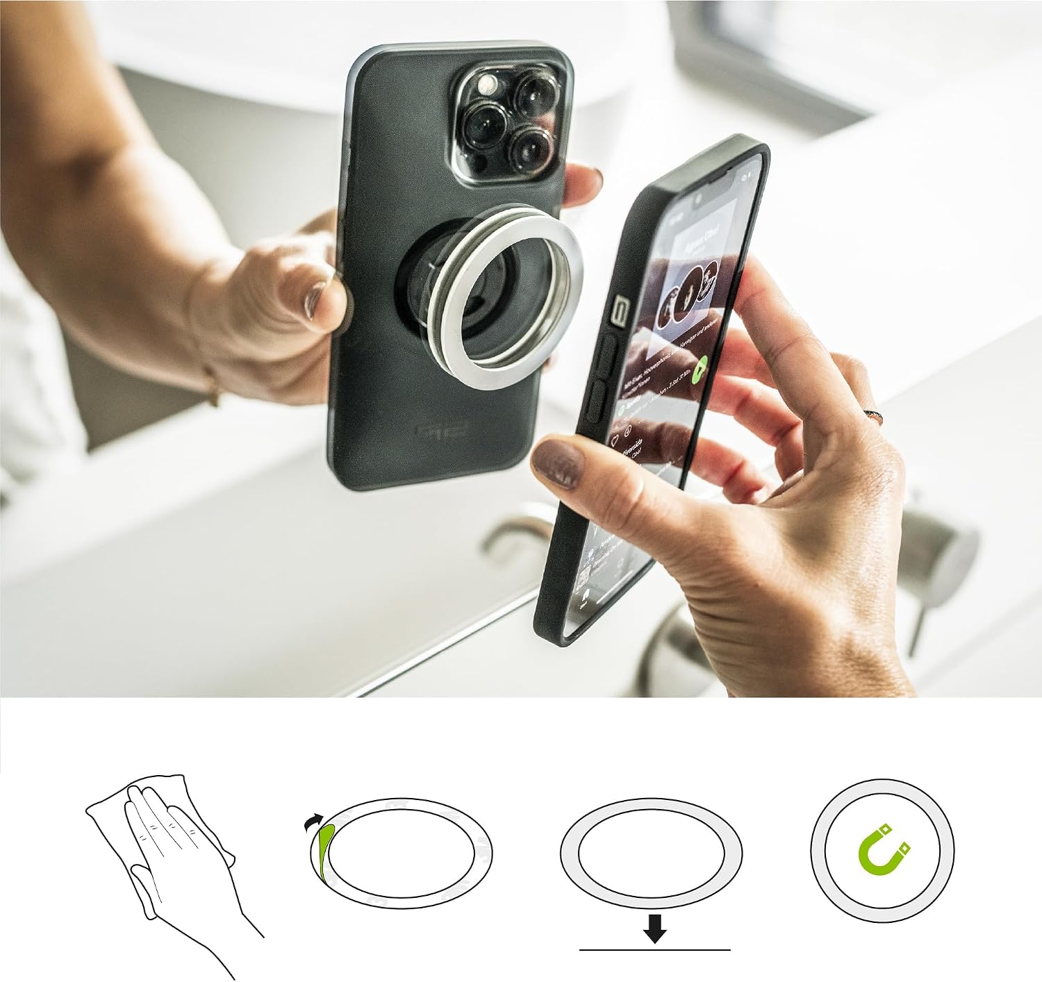 Thumbnail 6 de SP CONNECT Moto Bundle SPC+ avec module anti-vibration (compatible iPhone 16 Pro Max, MagSafe)