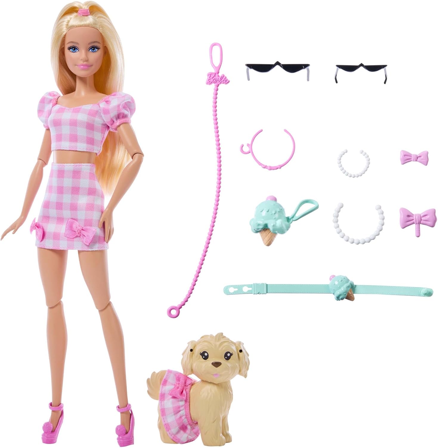 Thumbnail 4 de Barbie JFP36 Poupée Looks Assortis 👗🐶📸