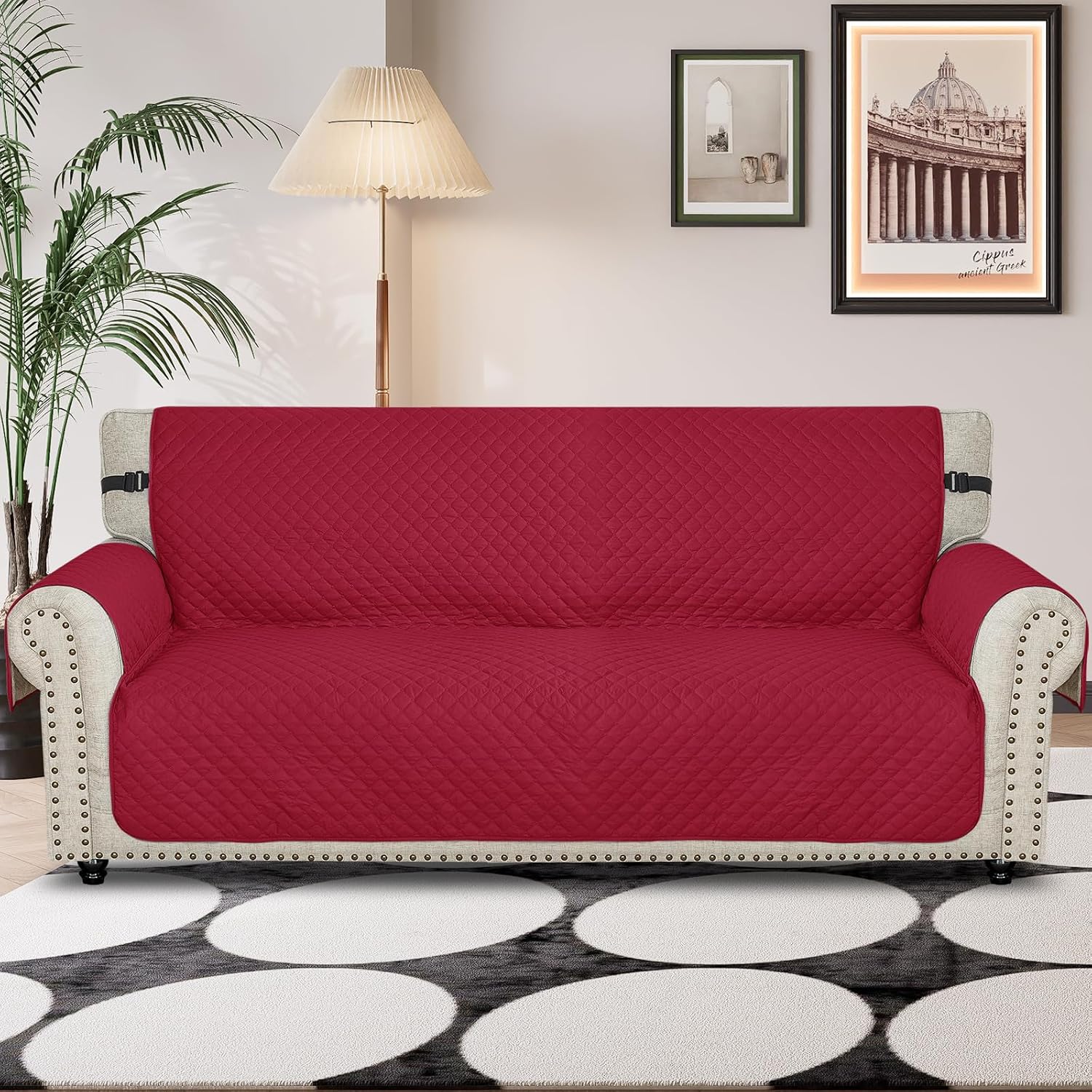 Detalle 2 de Ystyle Funda Cubre Sofa 4 Plazas impermeable 🛋