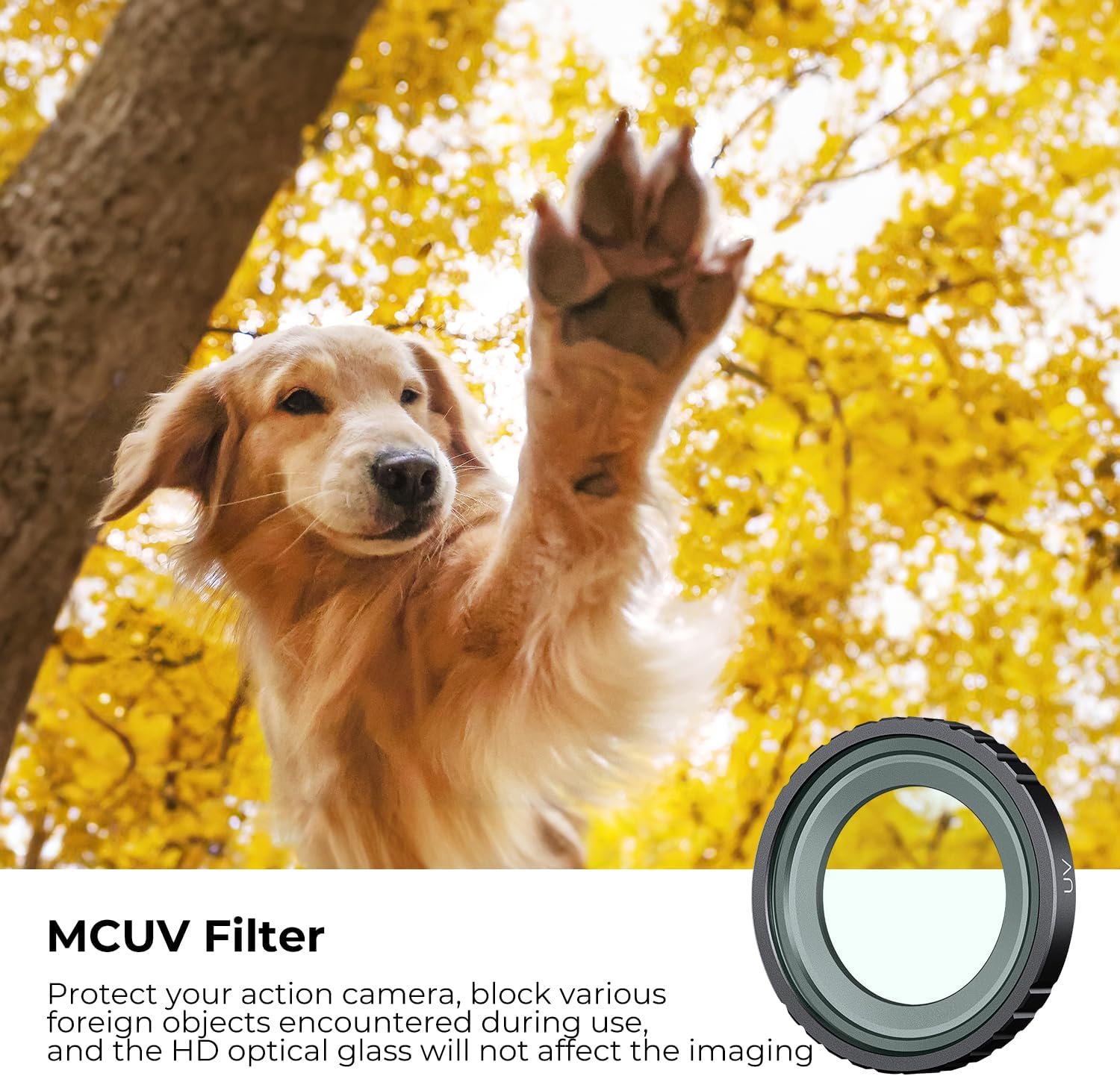 Thumbnail 2 de K&F Concept UV CPL ND4 Filter Kit for Insta360 GO 3S