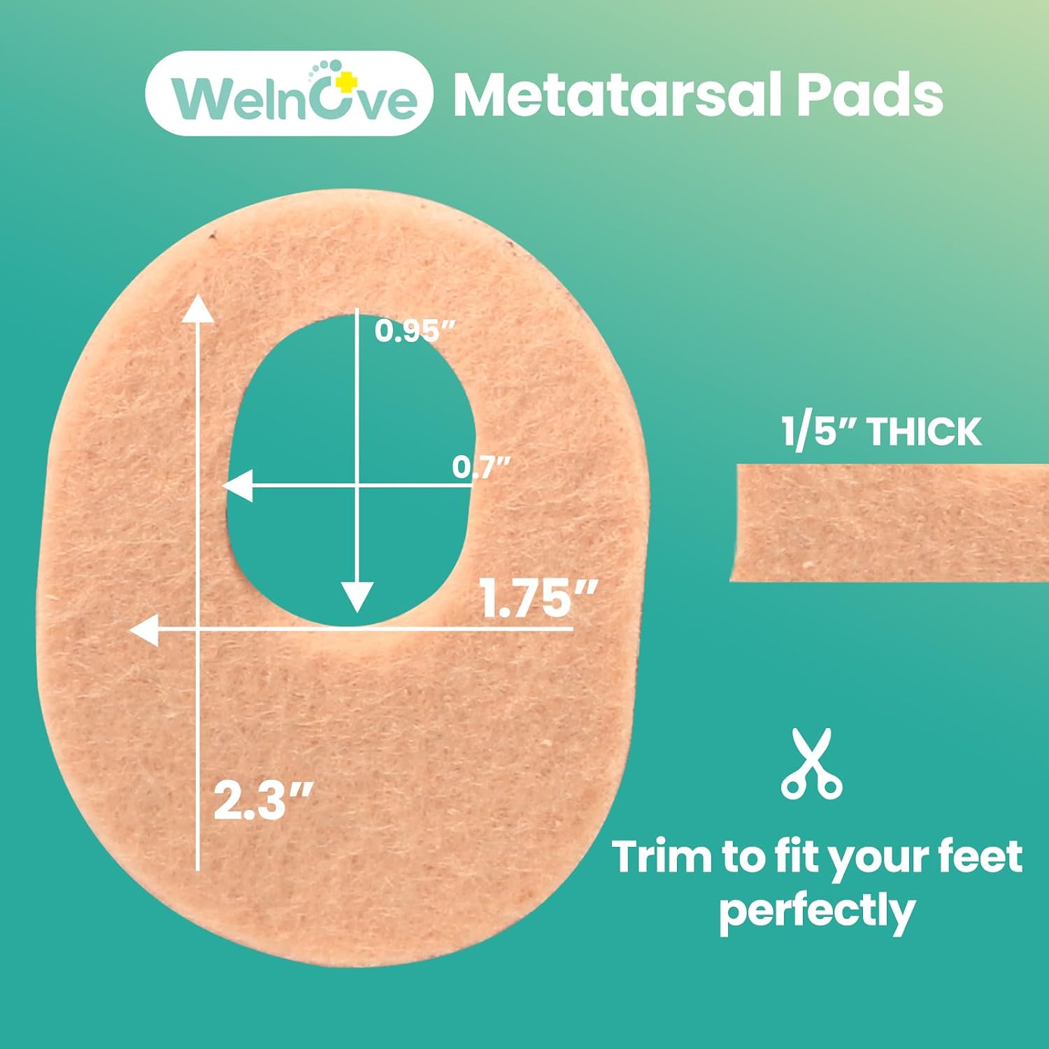 Detalle 2 de Welnove 42pcs Callus Pad 42pcs