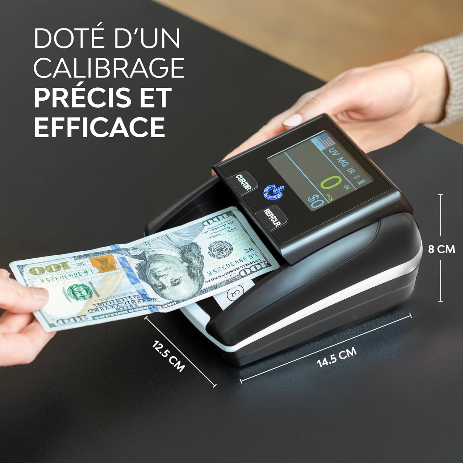 Thumbnail 1 de Détecteur Faux Billet UV/MG/IR portable