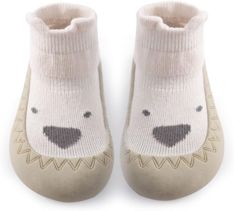 Detalle de Toddler Sock Shoes – Cute Baby First Walking Shoes with Soft Sole Grips