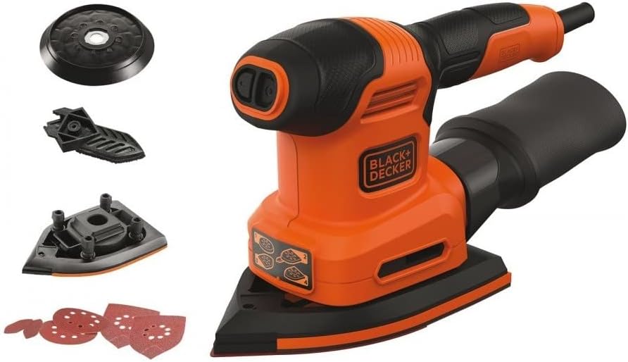 Detalle de BLACK+DECKER BEW200-QS 200W 4-in-1 Multi-Sander with Dust Collection