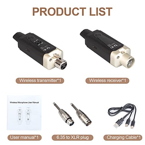 Thumbnail 8 de Depusheng T9: sistema wireless XLR per microfoni dinamici e a condensatore, stabile e versatile