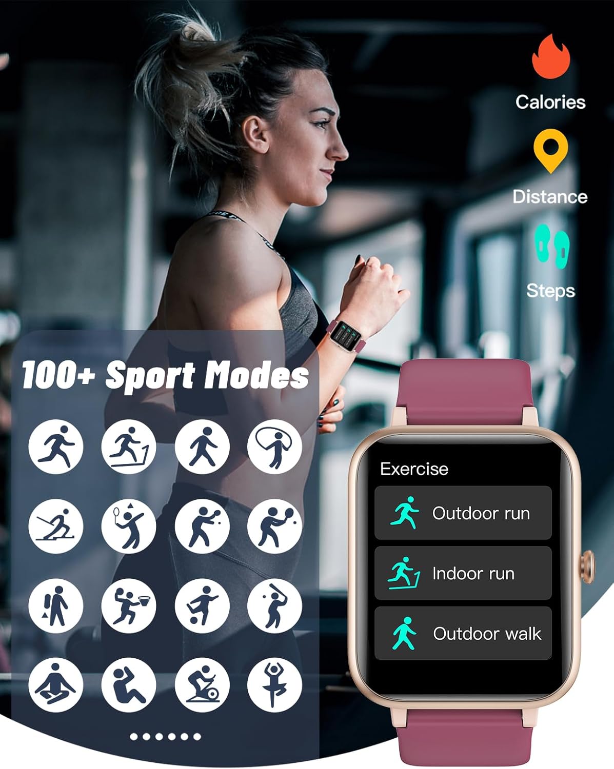 Detalle de GRV Smart Watch Fitness Watch 5 days