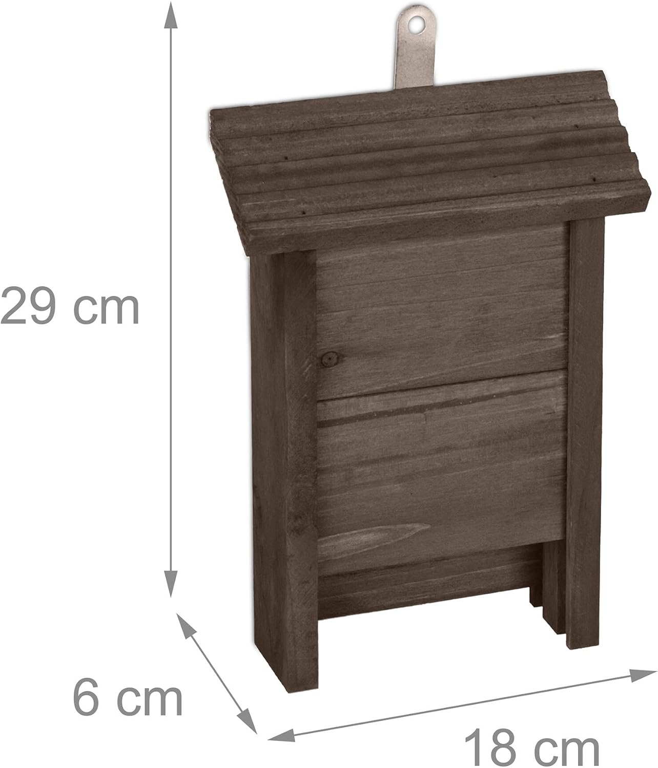 Detalle 2 de Relaxdays Abri Ă Chauves-Souris 29x18x6 cm đĄ