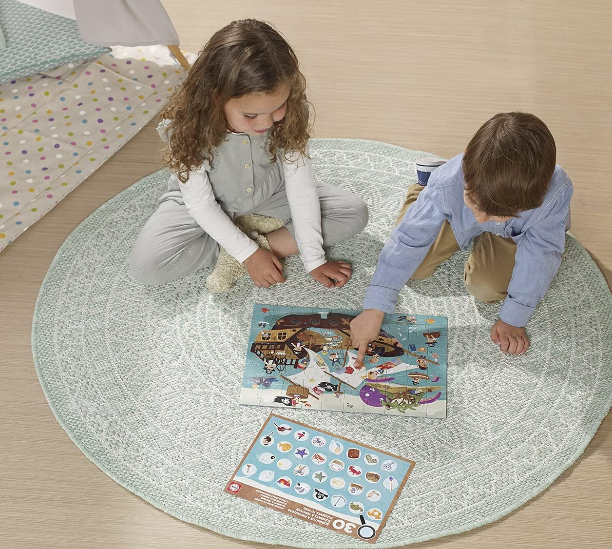 Thumbnail 5 de Educa Detectives’ Puzzles Bateau Pirate – Puzzle enfant 50 pièces dès 4 ans (18896)