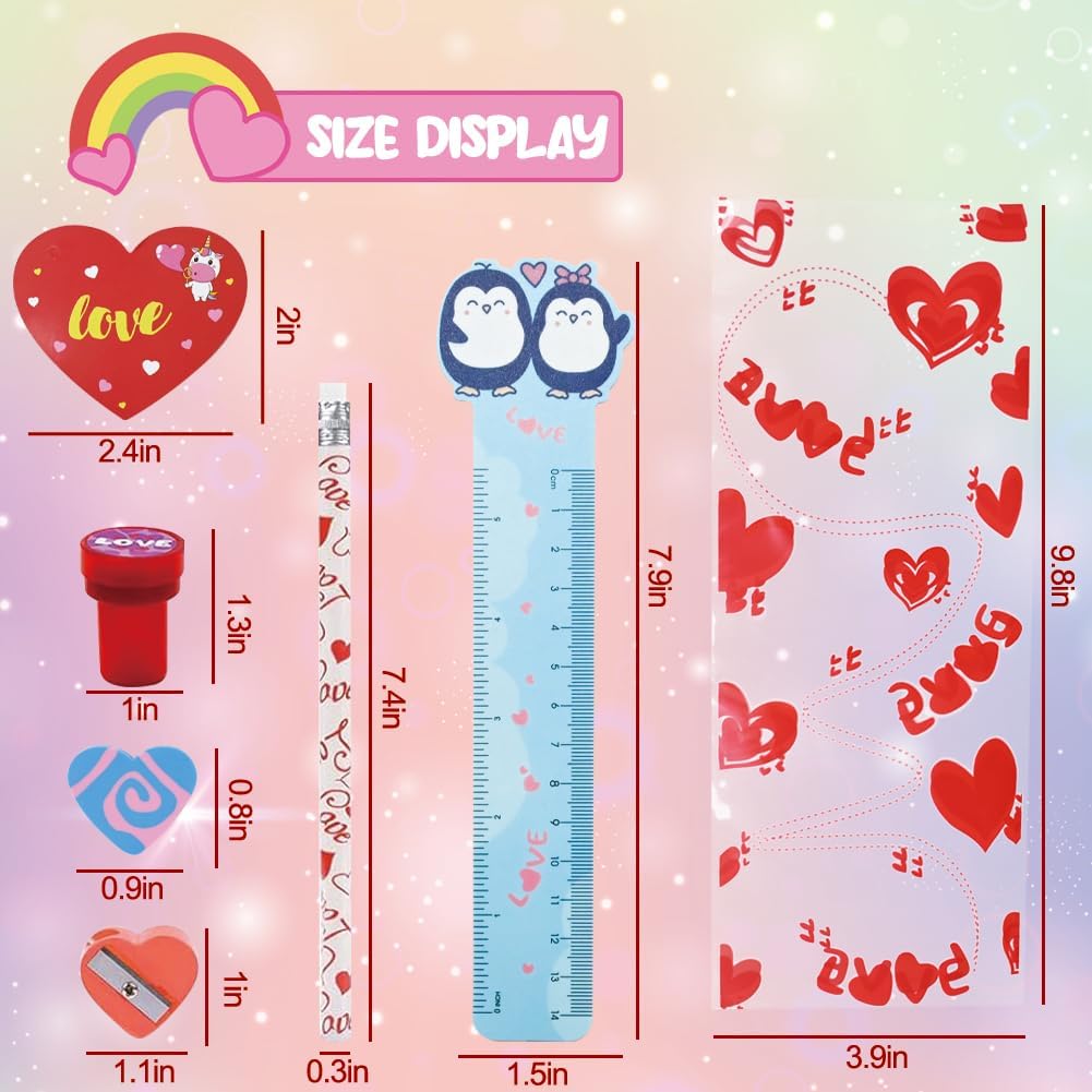 Thumbnail 2 de UMEELR 28 Valentines Day Cards Set 📝