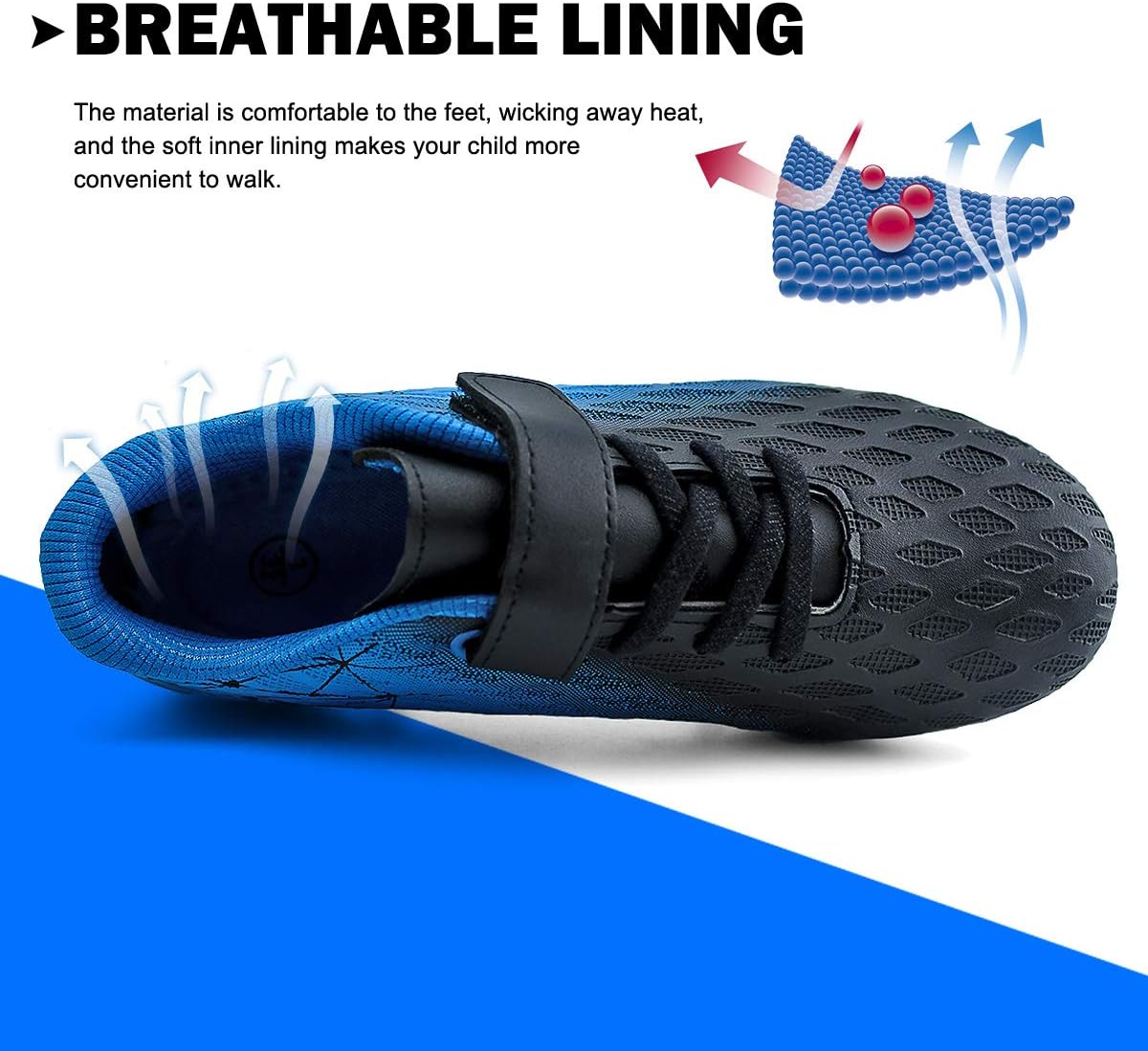 Detalle 2 de brooman Kids Firm Ground Soccer Cleats