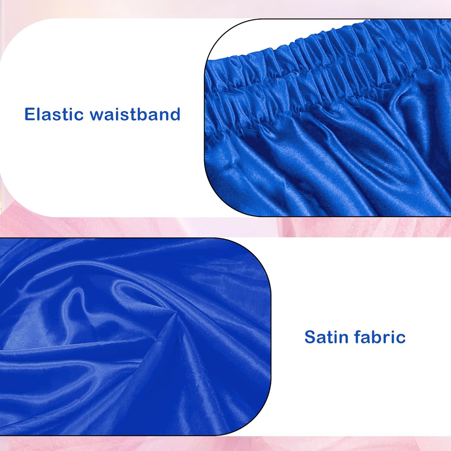 Detalle de Satin Skirt for Belly Dance and Festival Wear