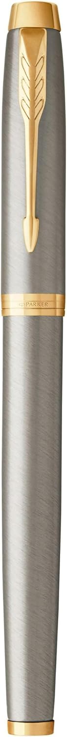 Detalle 2 de Parker IM Rollerball Pen in Brushed Metal with Fine Point Black Ink (Gift Box)
