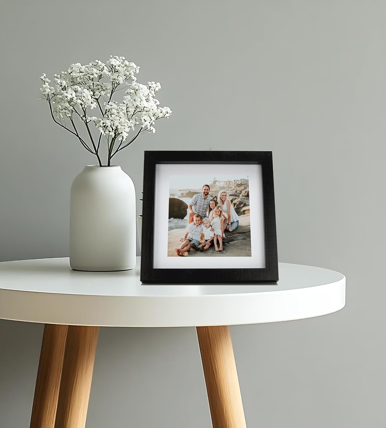 Detalle de Square Photo Frame Set of 3 6x6in