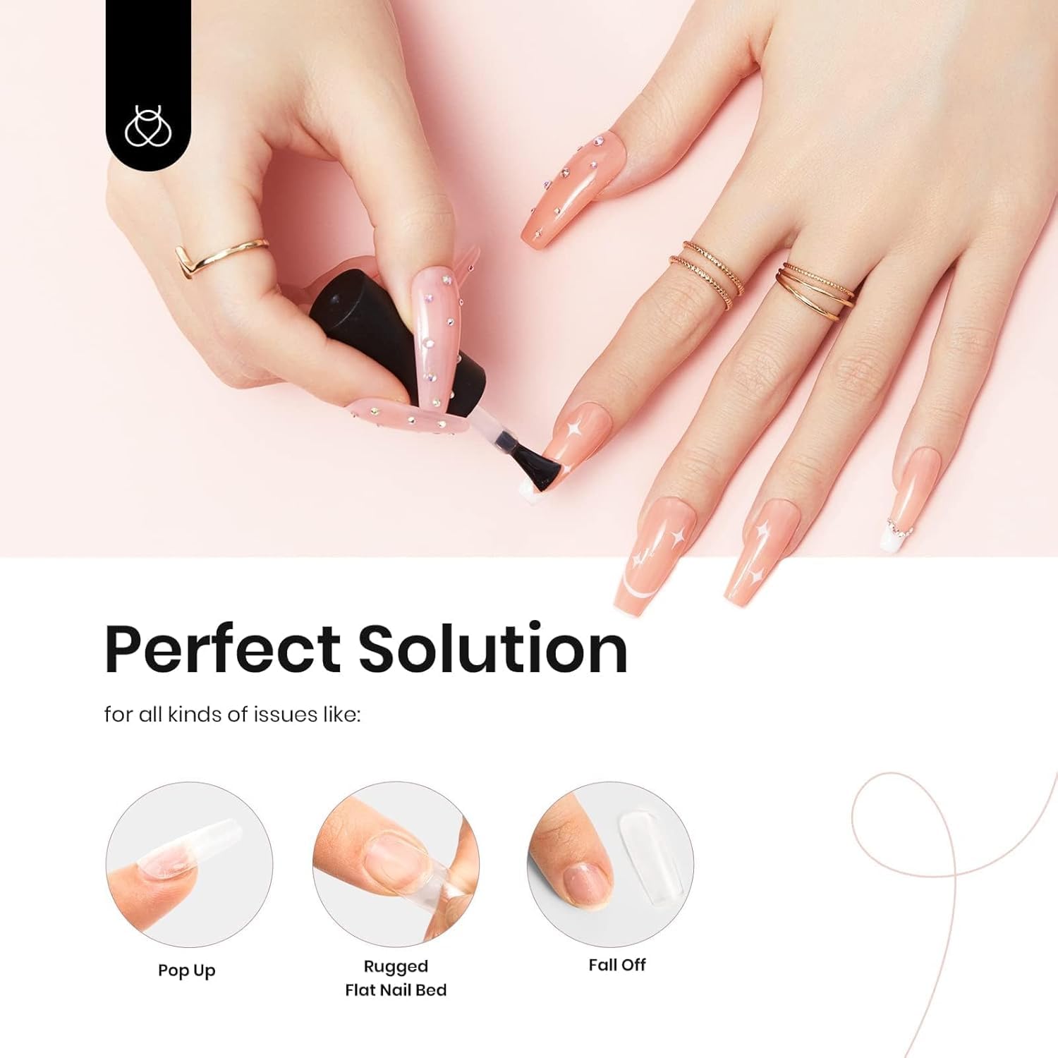 Thumbnail 6 de beetles Gel Polish Nail Glue Kit 0.5 fl oz