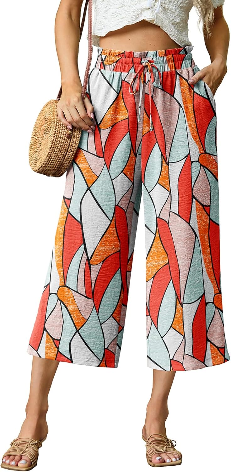 Thumbnail 5 de FREEOAK Capri Pants High Waisted Wide Leg
