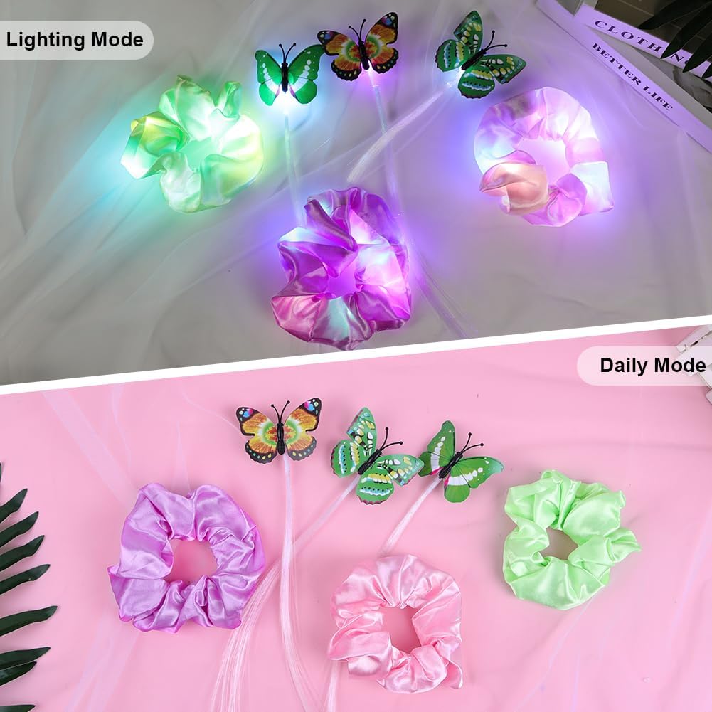 Thumbnail 4 de URAQT Leuchtende Haargummis 6 Stück – Neon Haarschmuck 🎀