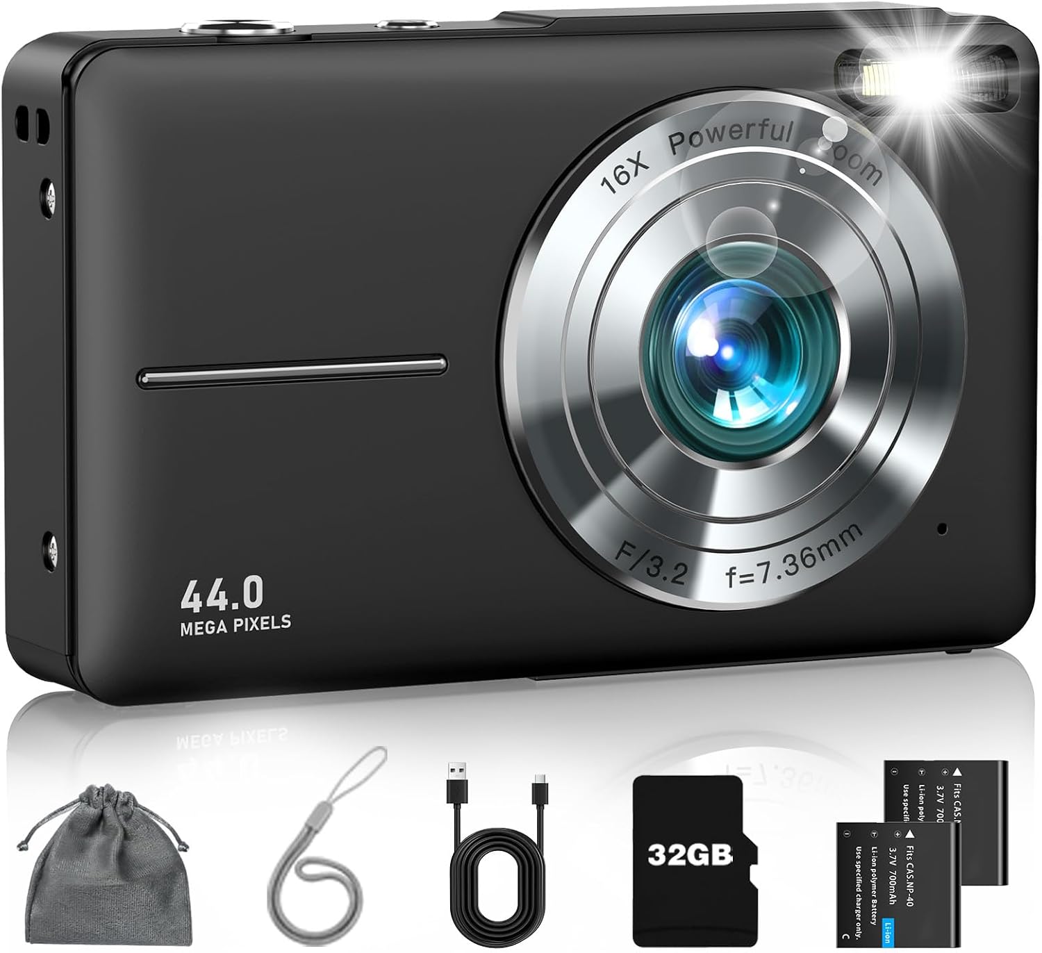 Detalle de Digital Camera with 32GB Card
