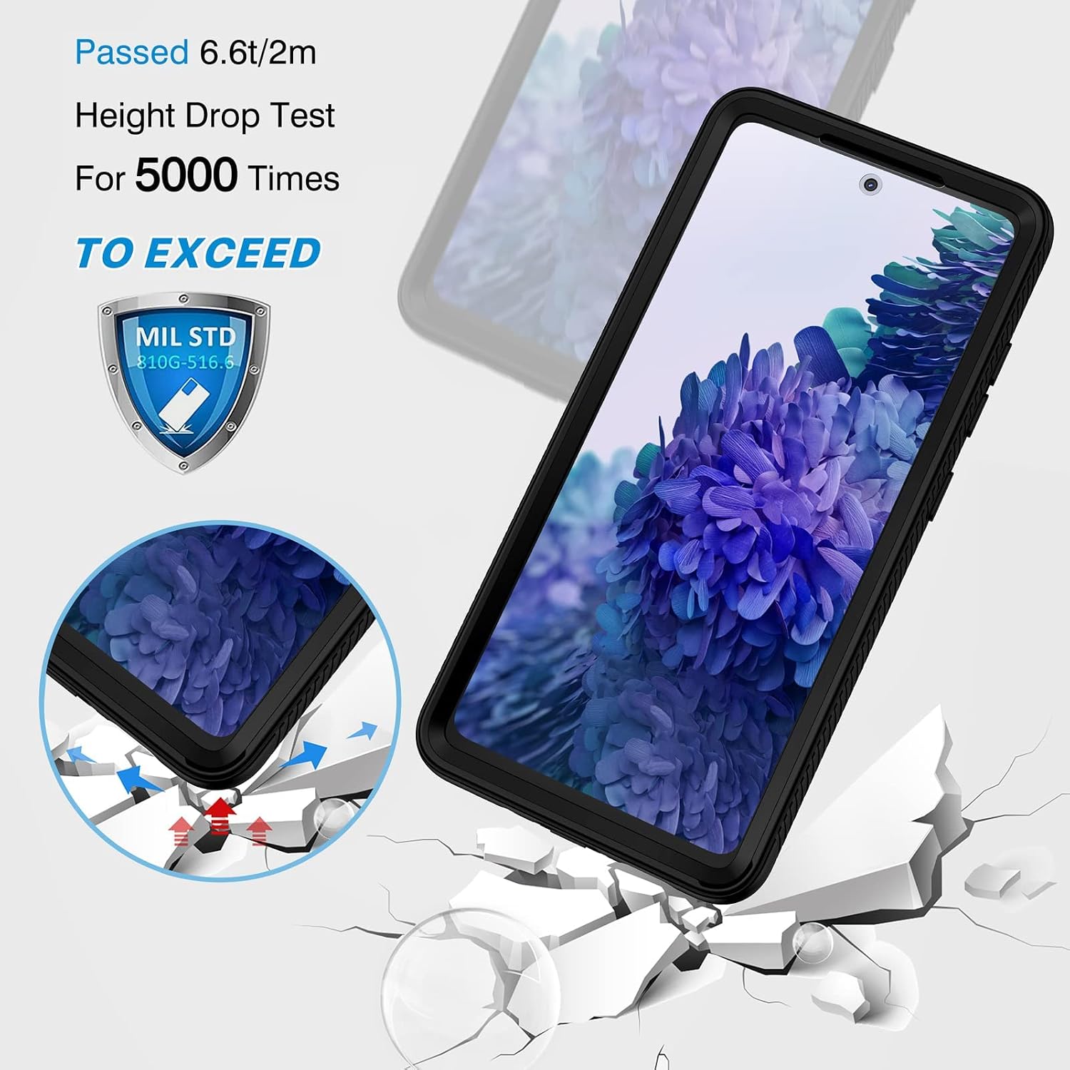 Thumbnail 4 de CENHUFO S20 FE Case Built-in Screen Protector