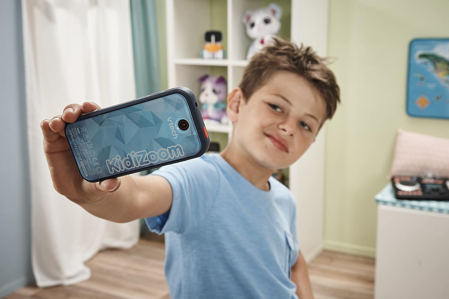 Thumbnail 3 de VTech KidiZoom Snap Touch (Blue) pocket touchscreen camera for kids, dual 5MP