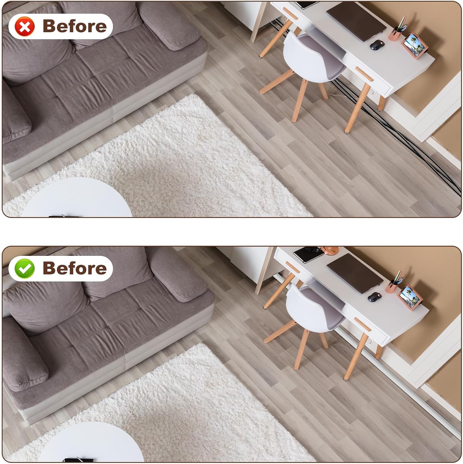 Thumbnail 5 de AiQInu canalina passacavi adesiva 30 mm x 3 m