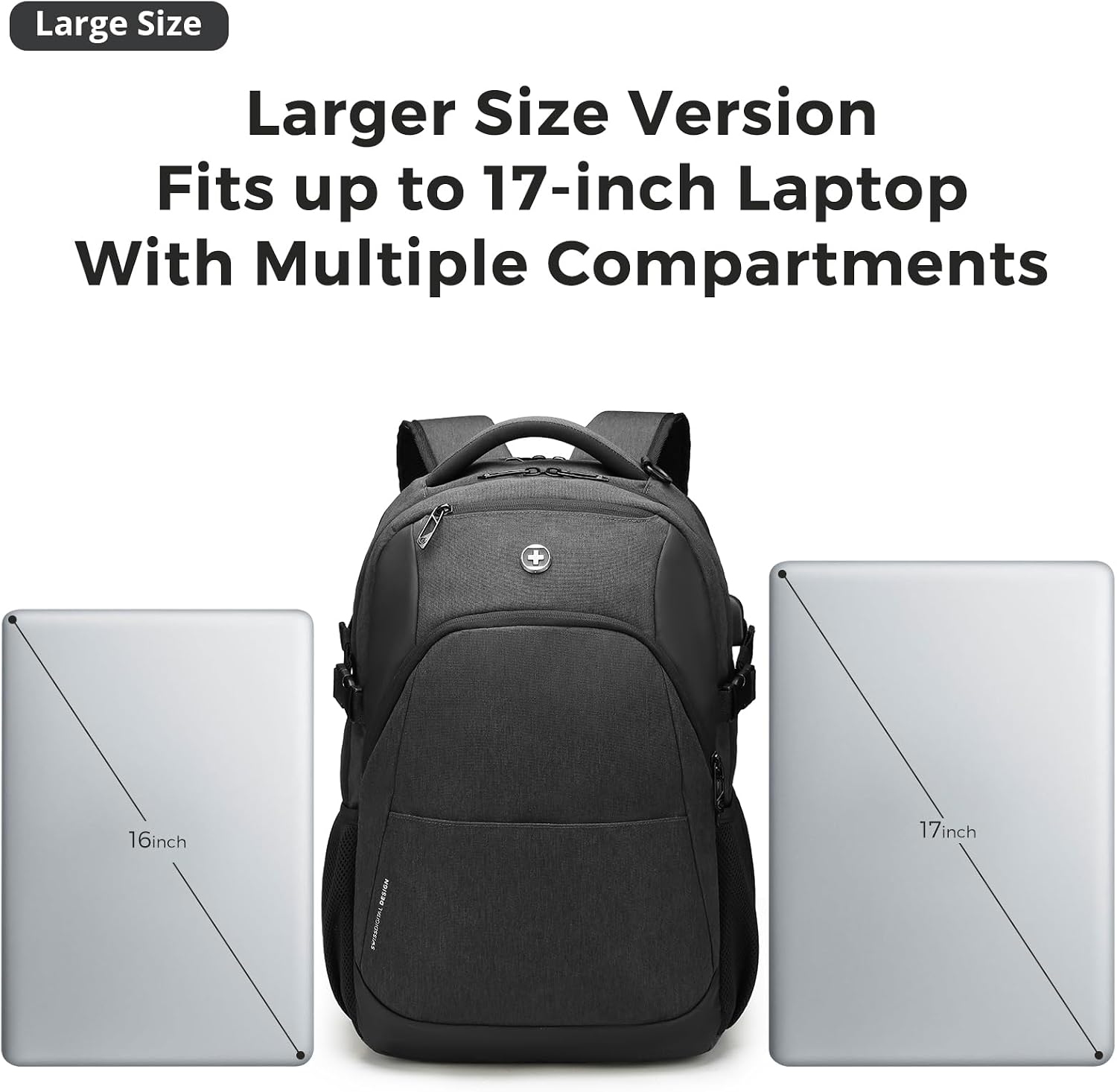 Detalle de Swissdigital Design Laptop Backpack 17-Inch