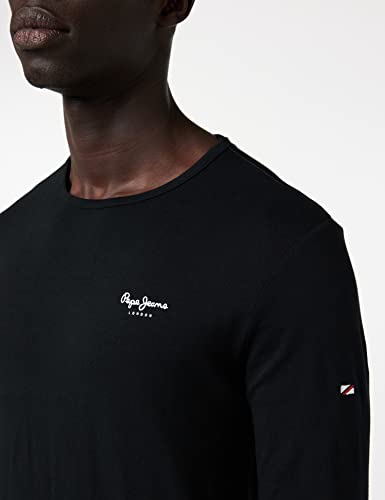 Thumbnail 2 de Pepe Jeans Original Basic Slim Fit de manga larga en negro (hombre)