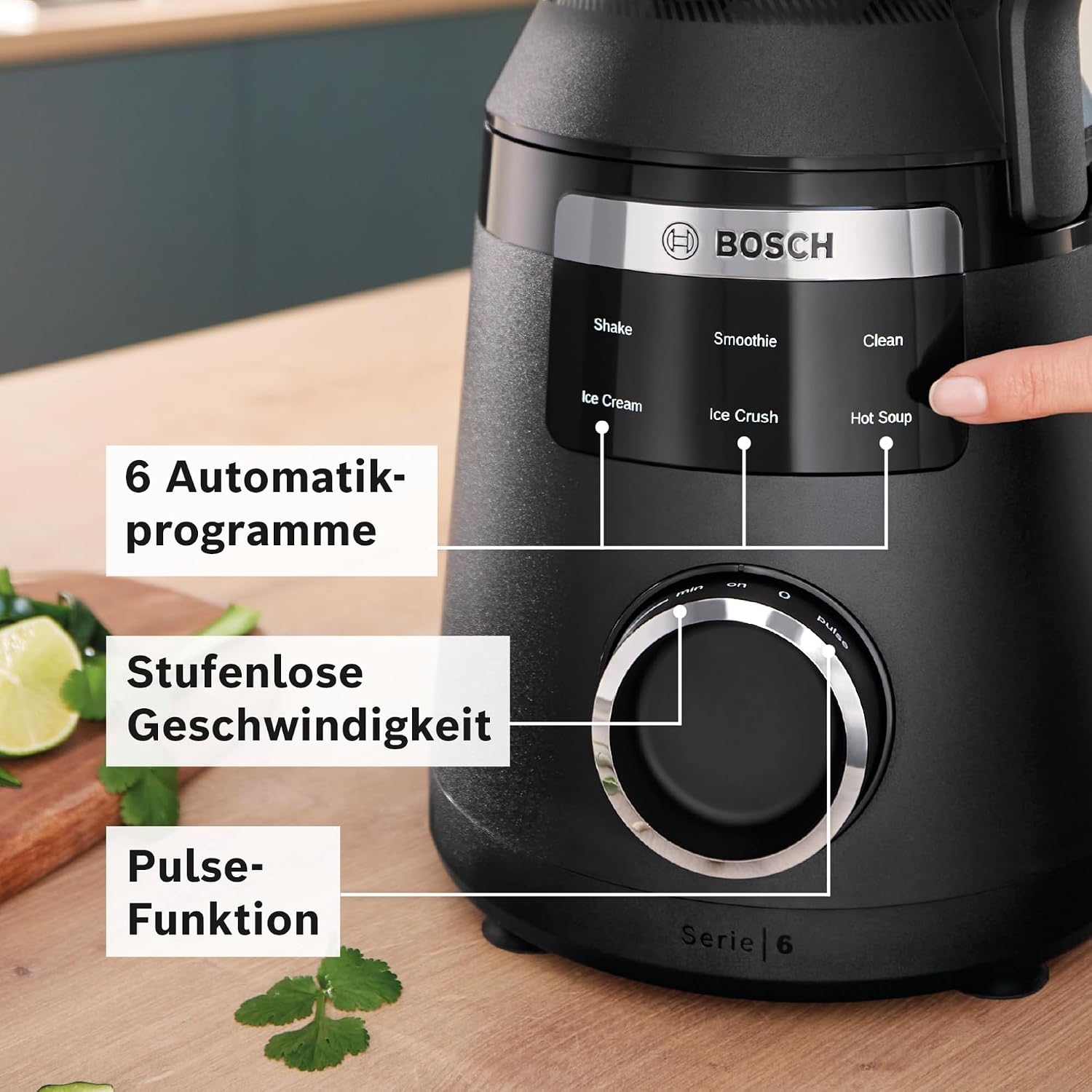 Thumbnail 4 de Bosch MMB6652B Hochleistungsmixer 2 L 🥤