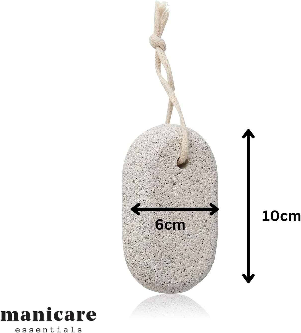 Detalle de Manicare 10G11254 Skin Polishing Stone, Natural Pumice Foot Scraper