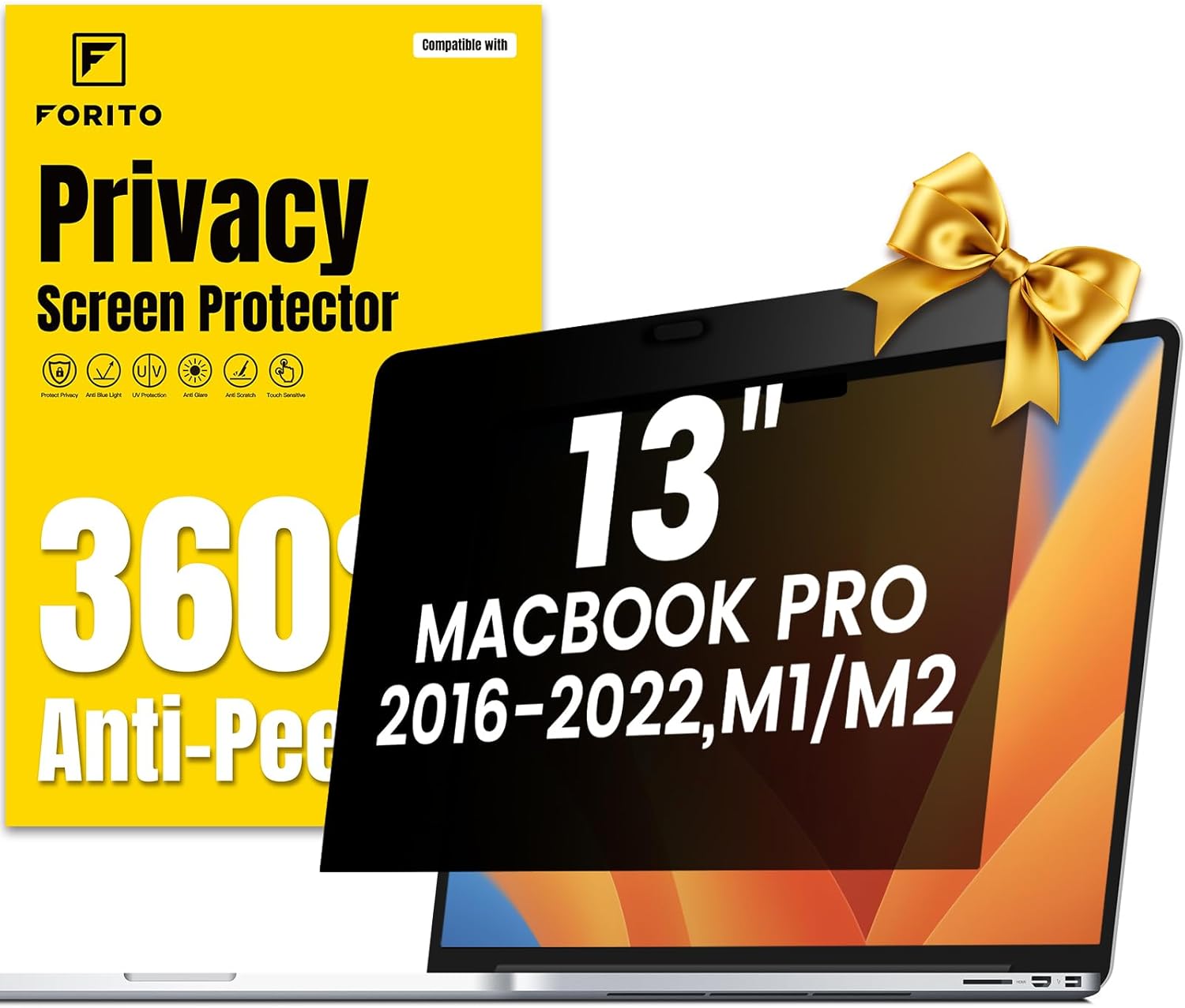 Detalle de F FORITO 13" Privacy Screen Protector