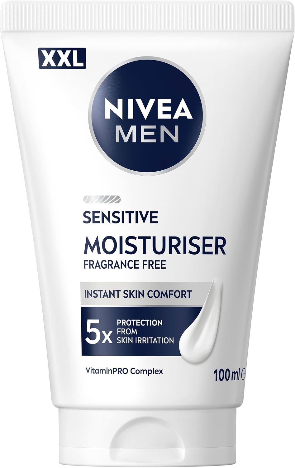 Detalle de NIVEA MEN Sensitive 98790-04500-34 gezichtscrème XXL, 100 ml, ongeparfumeerd