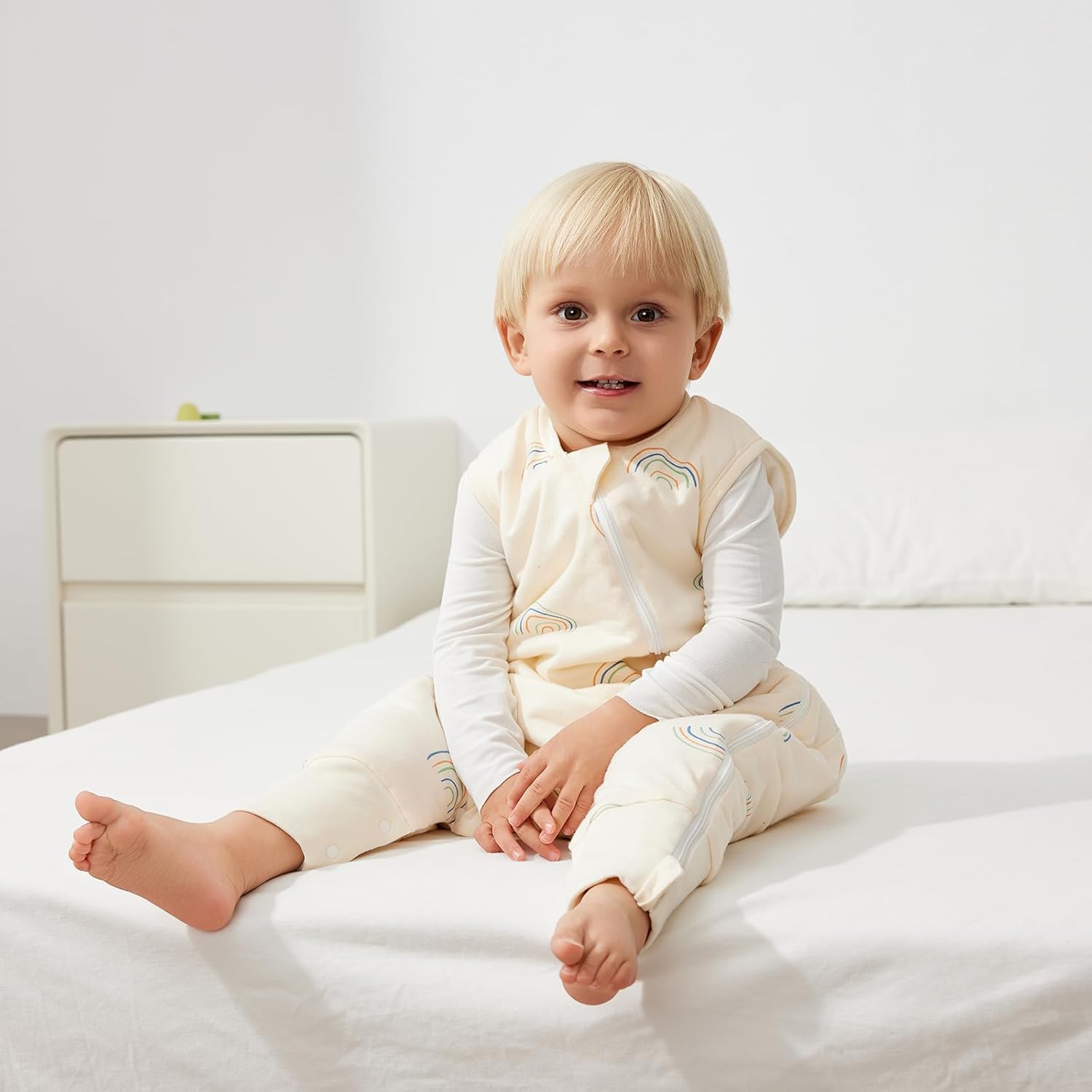 Thumbnail 1 de Duomiaomiao Baby Schlafsack mit Füßen, 1.5 Tog – Ganzjährig, Cartoon Bär