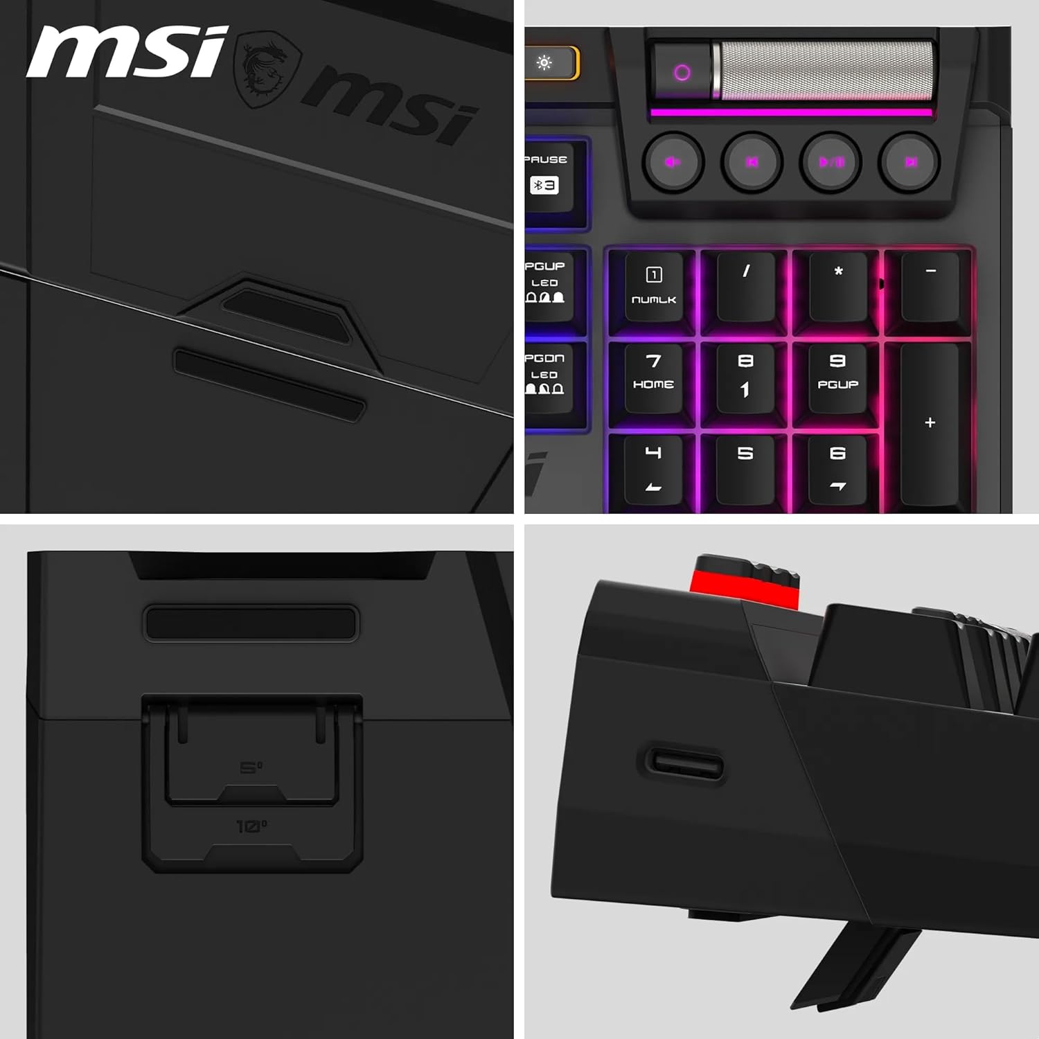 Thumbnail 6 de MSI Strike Pro Wireless AZERTY — clavier gaming sans fil hot-swap silent tactile