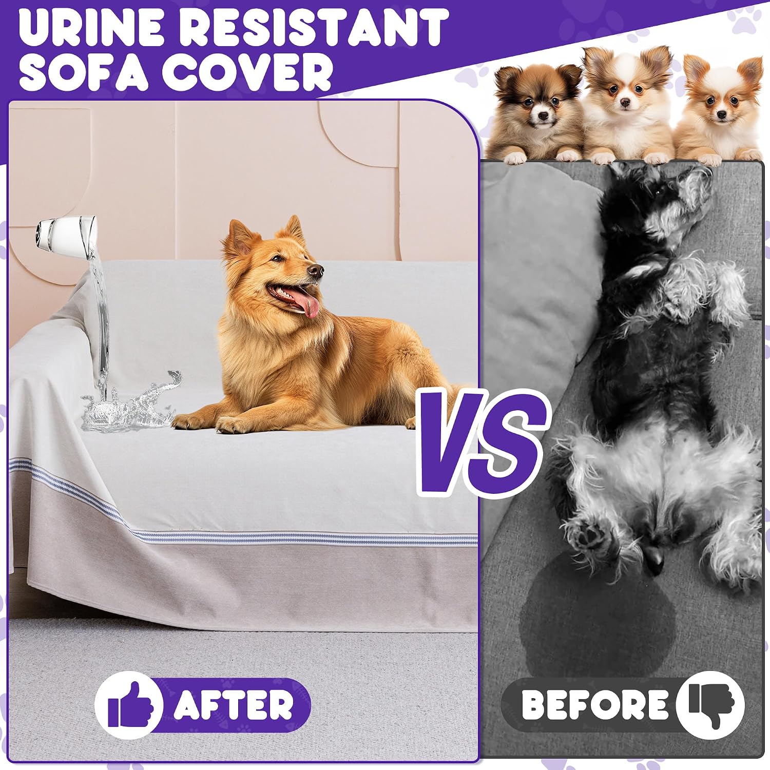 Detalle de Loiion Gatto Copridivano impermeabile 380x230 cm 🛋