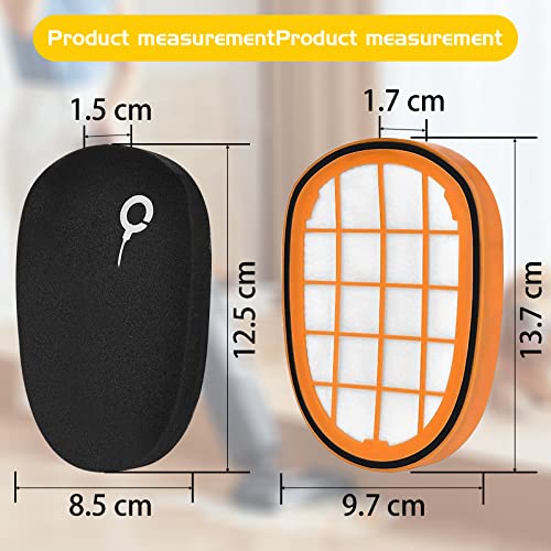 Detalle de AIVORO 6 Stück Filterset für Philips SpeedPro Max Akkusauger – passende Ersatzteile
