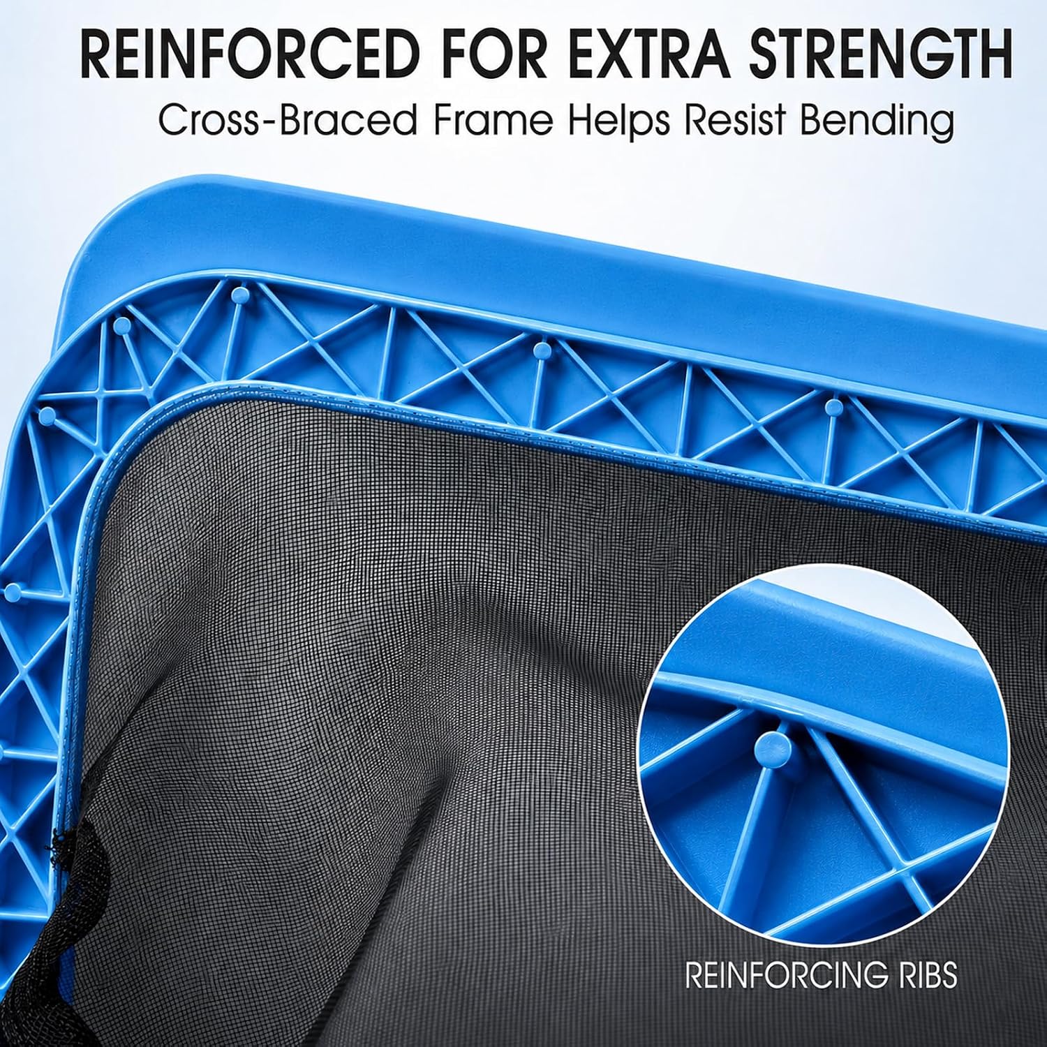 Thumbnail 4 de TidyMister C001 Pool Skimmer Net with Fine Nylon Mesh and Beveled Lip