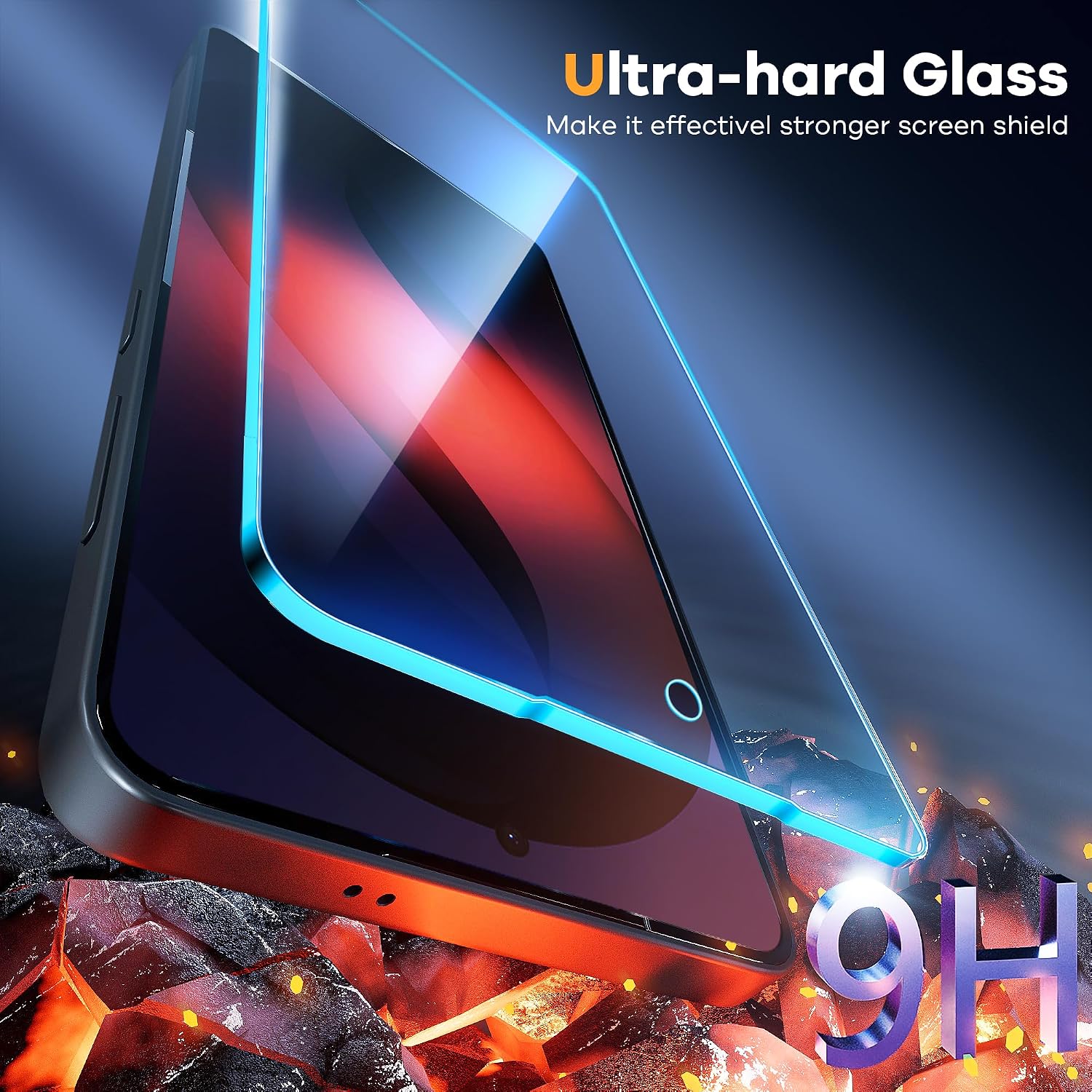 Detalle 2 de AACL S26 Ultra Tempered Glass Screen Protector, 3-Pack with Alignment Tool